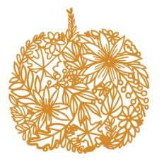Pumpkin floral lace