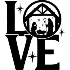 Love Christmas Nativity