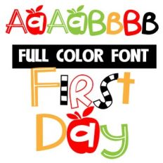First Day Color Font