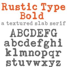 ZP Rustic Type Bold