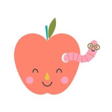 Worm and Apple