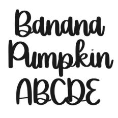 BFC Banana Pumpkin Brush Script Font