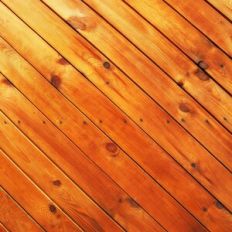 Rustic Polished Wood Floor