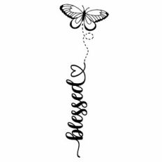 Blessed Butterfly Word