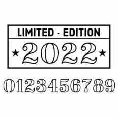 Limited Edition Label with Numbers