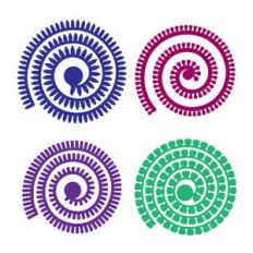 Rolled Flower, 3D Paper Flower Template