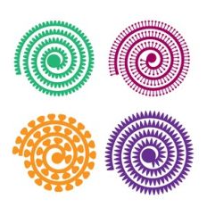 Rolled Flower, 3D Paper Flower Template
