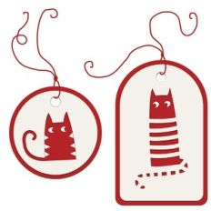 Cute Cat Gift Tags