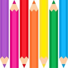 colored pencils