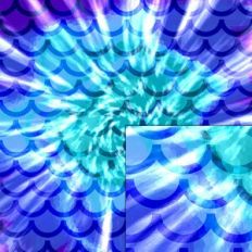 mermaid tie dye pattern