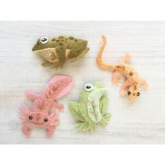 Amphibians felt sewing patterns