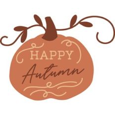Happy Autumn Pumpkin