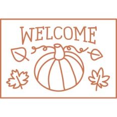 Welcome Mat Pumpkin