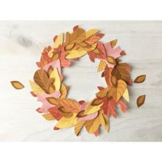 Autumn Leaves wreath garland