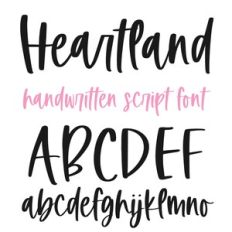 Heartland Script Font