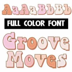 Groove Moves Color Font