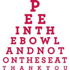 Pee In The Bowl
