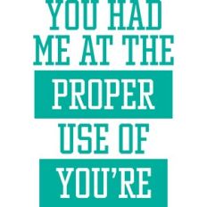 Proper use of You're