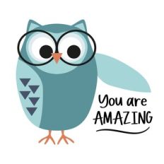 Owl Affirmation Words for Kids
