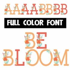 Be Bloom Color Font