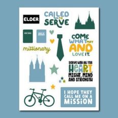 Elder Missionary Sticker Sheet