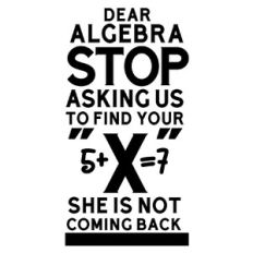 Dear Algebra svg