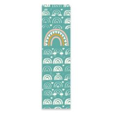 Rainbow Bookmark Cyan Background