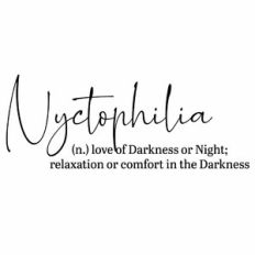 Nyctophilia Definition Quote