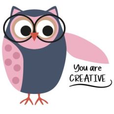 Owl Affirmation Words for Kids - Creative