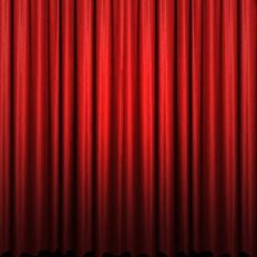 Red Velvet Stage Curtains
