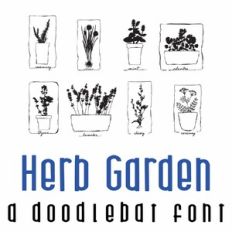 Herb Garden Doodlebat Font