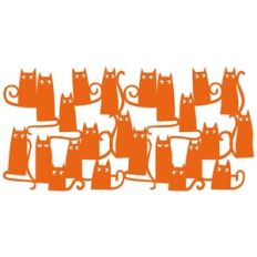 Cute Cats Repeating Border