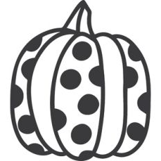 Polka Dot Pumpkin
