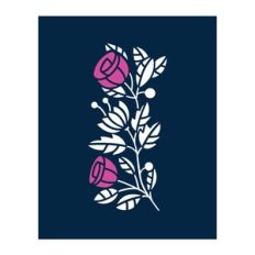 Single flower wall art