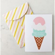 have a sweet birthday card and envelope