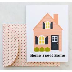 home sweet home card and envelope