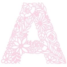 A monogram floral lace