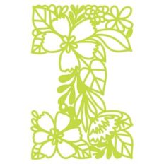 I monogram floral lace