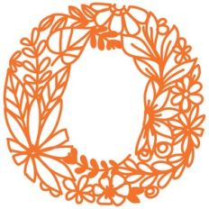 O monogram floral lace