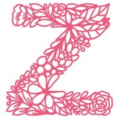 Z monogram floral lace