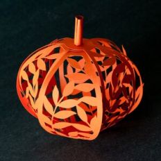 3D Floral Pumpkin