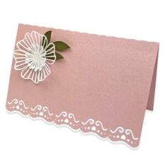 FLORAL LACY WEDDING INVITATION