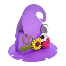 Floral box hat for candies