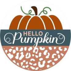 Hello Pumpkin Round