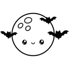 Moon and bats