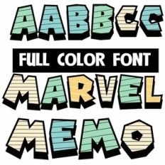 Marvel Memo Color Font