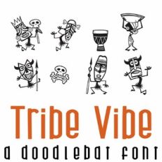 Tribe Vibe Doodlebat Font