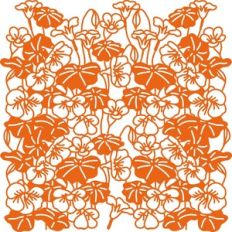 Nasturtium Flower Page Overlay Background