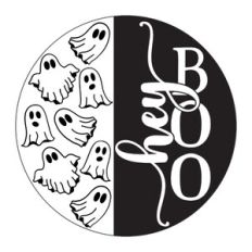 Hey Boo - Halloween Design