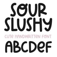 Sour Slushy Font